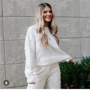 Kittenish Pom Pom Lounge Set